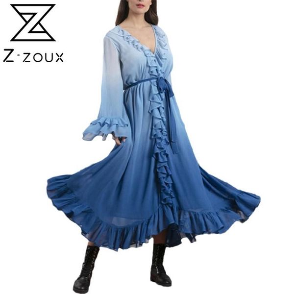 women dress patchwork chiffon ruffles long sleeve high waist blue vintage es plus size bohemian beach es 210513, Black;gray
women dress patchwork chiffon ruffles long sleeve high waist blue vintage es plus size bohemian beach es 210513, Black;gray