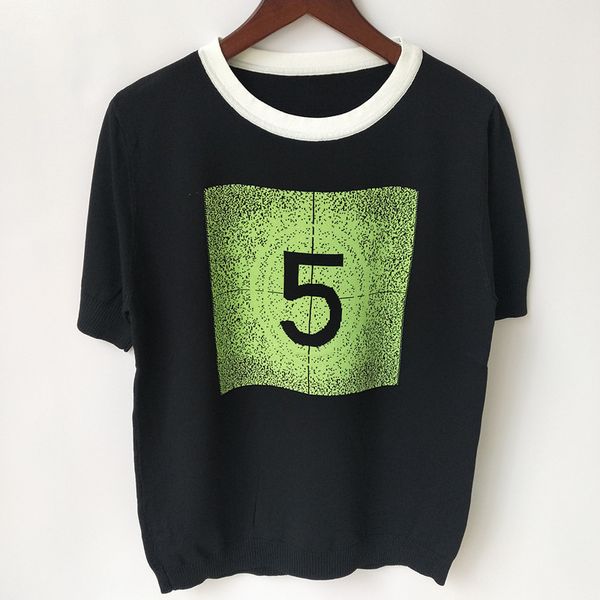 59% off factory outlet store summer fashion 5-word jacquard round neck short sleeve knitted for ladies, White;black
59% off factory outlet store summer fashion 5-word jacquard round neck short sleeve knitted for ladies, White;black