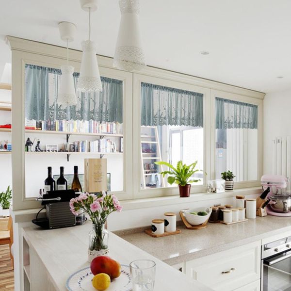 curtain & drapes embroidered tier voile valance window sheer curtains home decor - white, as described
curtain & drapes embroidered tier voile valance window sheer curtains home decor - white, as described