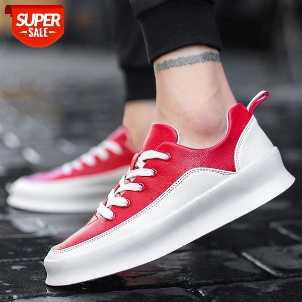 fashion men shoes leather soft comfortable youth mens loafers lace-up white red black thick sole designer shoes men sneakers #289n
fashion men shoes leather soft comfortable youth mens loafers lace-up white red black thick sole designer shoes men sneakers #289n