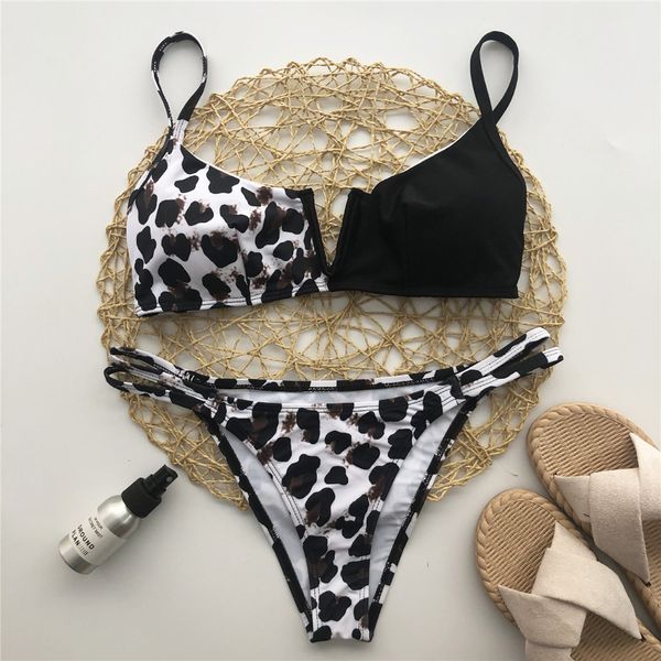 new v-bar leopard bikini women swimwear female swimsuit two-pieces bikini set splicing bather bathing suit swim lady k2277
new v-bar leopard bikini women swimwear female swimsuit two-pieces bikini set splicing bather bathing suit swim lady k2277