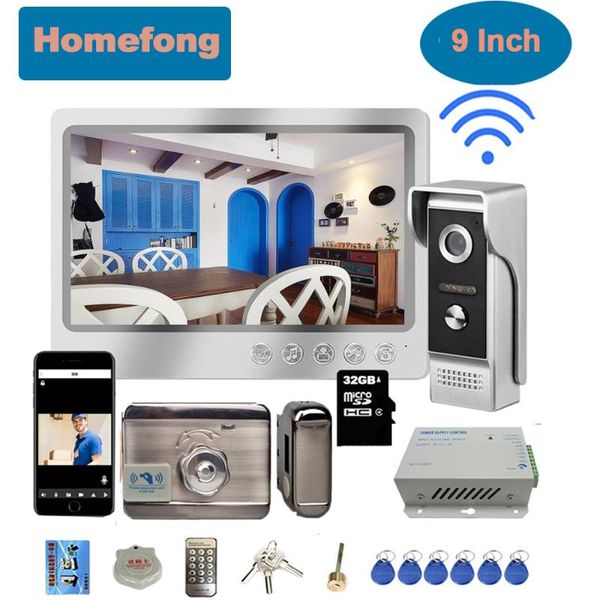 video door phones homefong 9 inch wifi wireless phone intercom system smart remote control unlock access day night record
video door phones homefong 9 inch wifi wireless phone intercom system smart remote control unlock access day night record