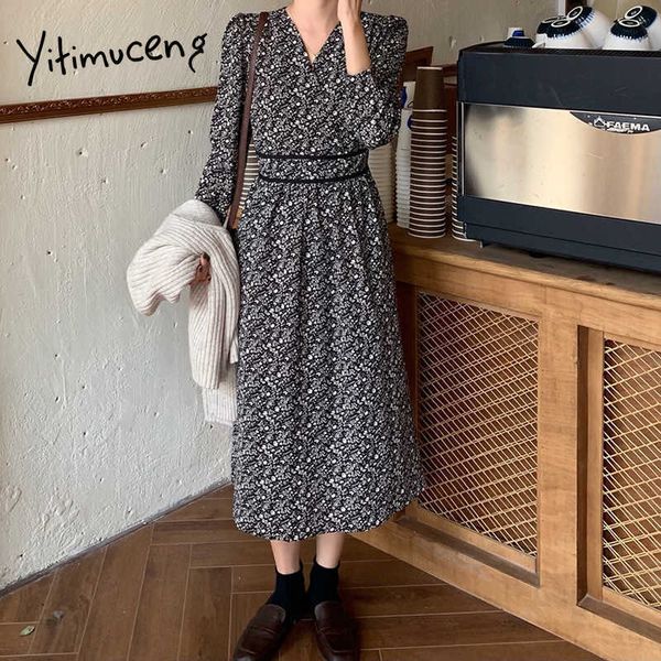 yitimuceng vintage floral print dresses women fashion high waist boho maxi dress long sleeve green black sundress spring 210601, Black;gray
yitimuceng vintage floral print dresses women fashion high waist boho maxi dress long sleeve green black sundress spring 210601, Black;gray