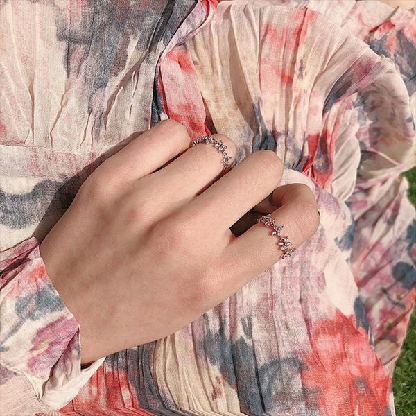 wedding rings fashion six-pointed star rhinestone ring adjustable creative female couple luxury jewelry, Slivery;golden
wedding rings fashion six-pointed star rhinestone ring adjustable creative female couple luxury jewelry, Slivery;golden