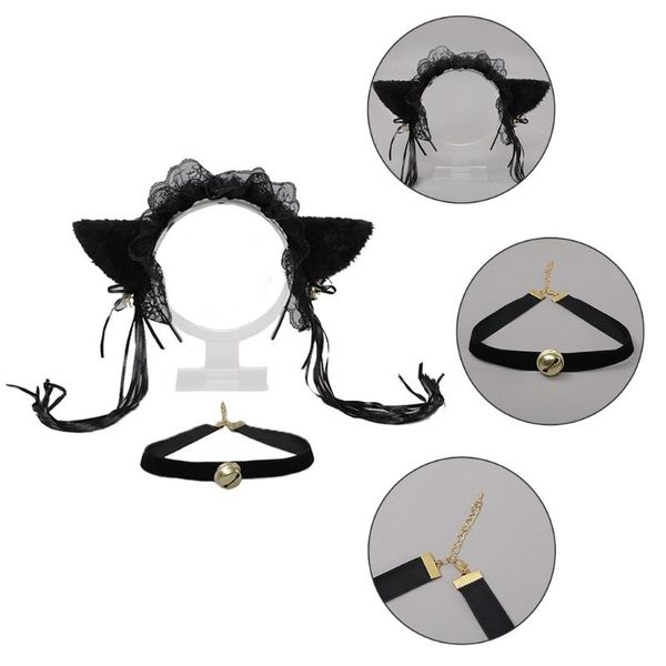 other event & party supplies cat ears headband lace furry cute with bow bell choker fluffy headwear kitten necklace for halloween
other event & party supplies cat ears headband lace furry cute with bow bell choker fluffy headwear kitten necklace for halloween