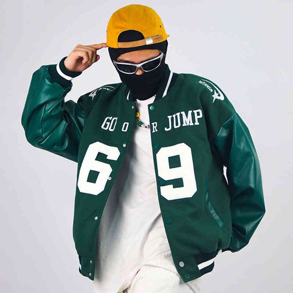 men's jackets 2021 arrival fashion bomber jacket casual wear vibe brand trend retro street embroidered baseball jacket, Black;brown
men's jackets 2021 arrival fashion bomber jacket casual wear vibe brand trend retro street embroidered baseball jacket, Black;brown