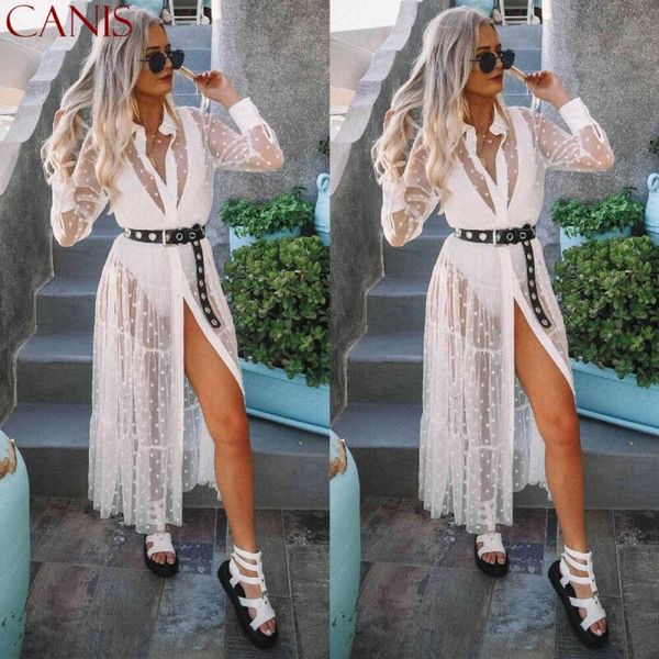summer women dress mesh sheer maxi dots see-through party clubwear beach shirt dresses cover up black white casual, Black;gray
summer women dress mesh sheer maxi dots see-through party clubwear beach shirt dresses cover up black white casual, Black;gray