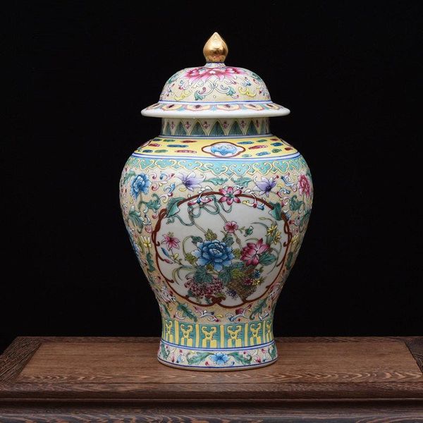 vases antique enamel ceramic general tank vase handpainted flowers hat-covered ginger jars ornament creative gift jar
vases antique enamel ceramic general tank vase handpainted flowers hat-covered ginger jars ornament creative gift jar
