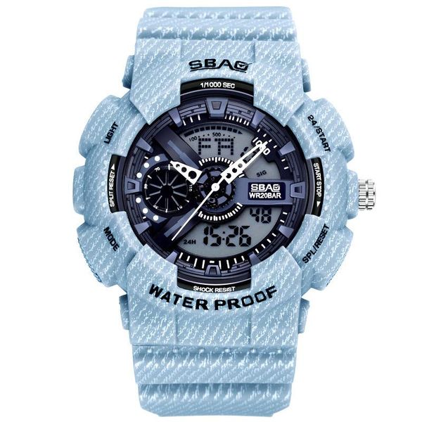 wristwatches men's watch denim fashion double display digital casual student waterproof watches sale, Slivery;brown
wristwatches men's watch denim fashion double display digital casual student waterproof watches sale, Slivery;brown