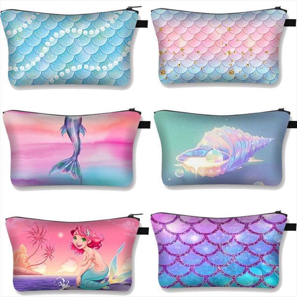 women mermaid cosmetic large bags capacity storage portable canvas case girls makeup mini handbag
women mermaid cosmetic large bags capacity storage portable canvas case girls makeup mini handbag