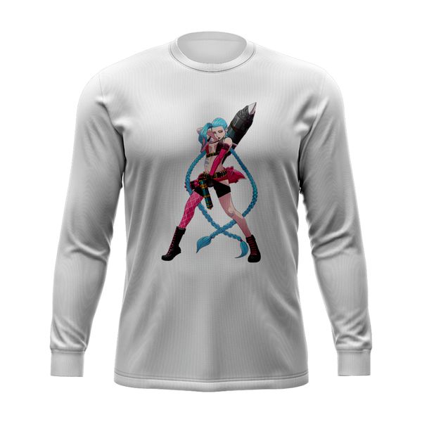 3d printed jinx t-shirt lol arcane cool street trendy party wear round neck high-quality fit long-sleeved printed daily top, White;black
3d printed jinx t-shirt lol arcane cool street trendy party wear round neck high-quality fit long-sleeved printed daily top, White;black