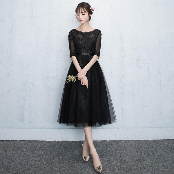 black evening party dress temperament o-neck banquet noble lace formal elegant a-line daily dresses big size 3x ethnic clothing, Red
black evening party dress temperament o-neck banquet noble lace formal elegant a-line daily dresses big size 3x ethnic clothing, Red