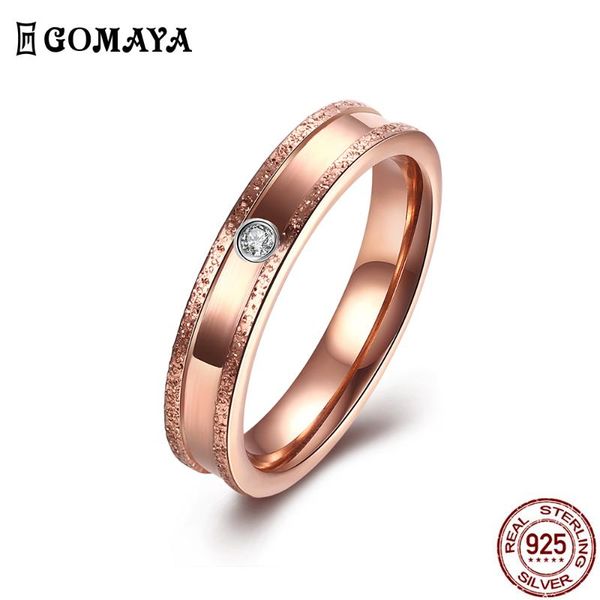 wedding rings gomaya for women lovers' inlay clear cubic zirconia rose gold color round ring propose engagement simple fashion jewelry, Slivery;golden
wedding rings gomaya for women lovers' inlay clear cubic zirconia rose gold color round ring propose engagement simple fashion jewelry, Slivery;golden