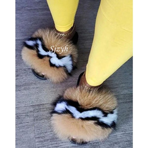 ladies summer fluffy raccoon fur slippers women's flip flops amazing plush slides female shoes children's sandals, Black
ladies summer fluffy raccoon fur slippers women's flip flops amazing plush slides female shoes children's sandals, Black