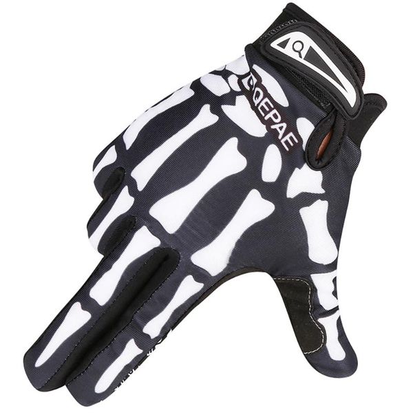 cycling gloves outdoor sports mittens breathable skull skeleton motorbike riding anti-skid, Black
cycling gloves outdoor sports mittens breathable skull skeleton motorbike riding anti-skid, Black
