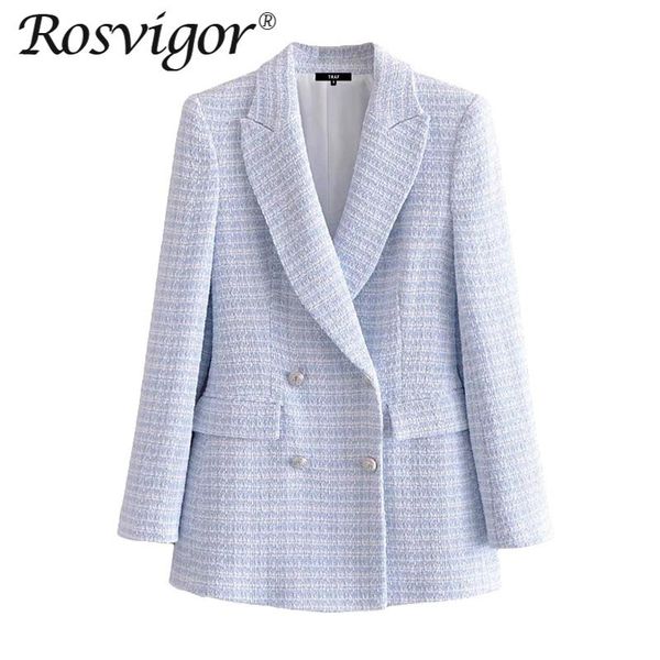women's suits & blazers fashion blazer women double breasted tweed check coat elegent long sleeve pockets female outerwear chic, White;black
women's suits & blazers fashion blazer women double breasted tweed check coat elegent long sleeve pockets female outerwear chic, White;black