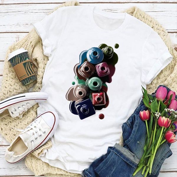 graphic 3d fashion vogue make women t shirt up finger nail summer lady womens clothing clothes tee female, White
graphic 3d fashion vogue make women t shirt up finger nail summer lady womens clothing clothes tee female, White