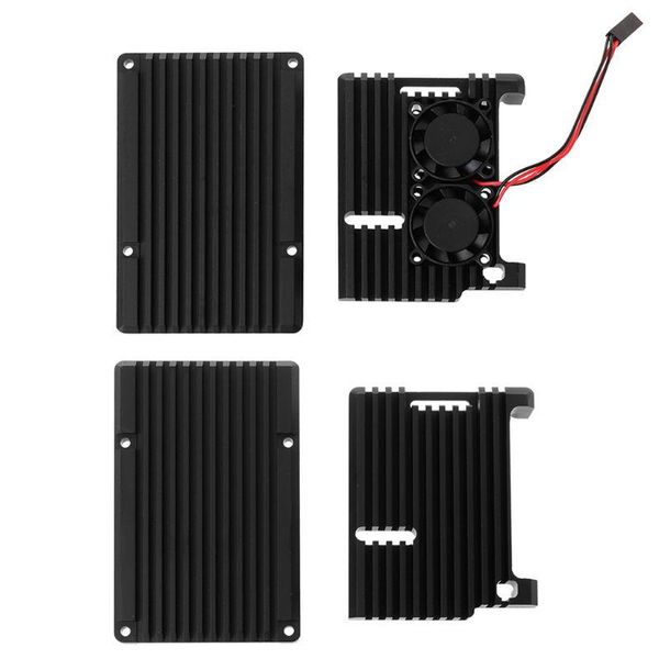 aluminum alloy enclosure case metal shell black box radiating plate heatsink cooler for raspberry pi 4 model b fans & coolings
aluminum alloy enclosure case metal shell black box radiating plate heatsink cooler for raspberry pi 4 model b fans & coolings