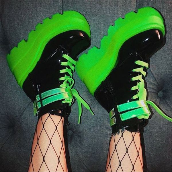 brand new big sizes 43 gothic green platform high heels cosplay fashion autumn winter wedges halloween shoes ankle booties women, Black
brand new big sizes 43 gothic green platform high heels cosplay fashion autumn winter wedges halloween shoes ankle booties women, Black