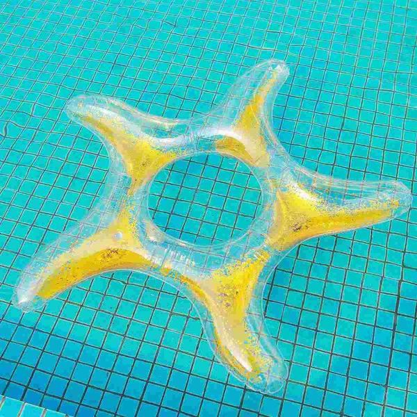 life vest & buoy 1pc transparent inflatable swim ring sequined sea star shape thickened pvc summer safety float swimming pool supply (golden
life vest & buoy 1pc transparent inflatable swim ring sequined sea star shape thickened pvc summer safety float swimming pool supply (golden
