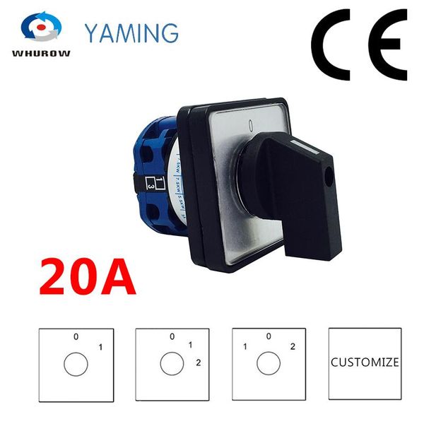switch lw26-20 lw28-20 ymw26-20/1 rotary knob selector 20a 1 pole one level multi position 4 terminals changeover cam
switch lw26-20 lw28-20 ymw26-20/1 rotary knob selector 20a 1 pole one level multi position 4 terminals changeover cam