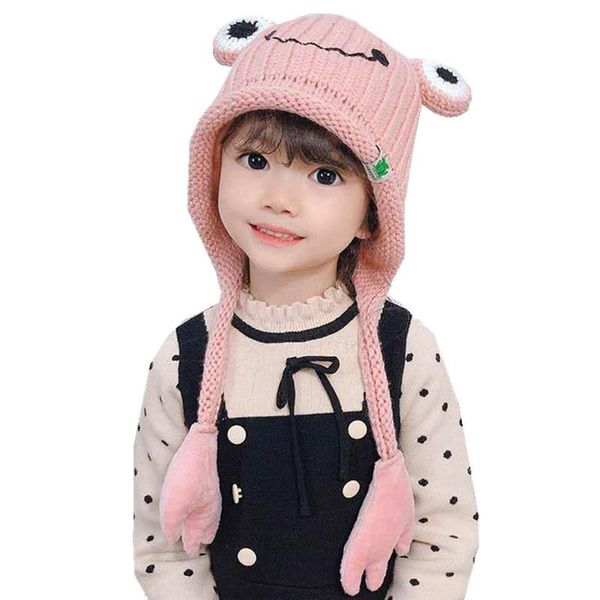 autumn winter children's hats boys girls wool knitted double-layer warm thick cute frog ear caps &, Yellow
autumn winter children's hats boys girls wool knitted double-layer warm thick cute frog ear caps &, Yellow