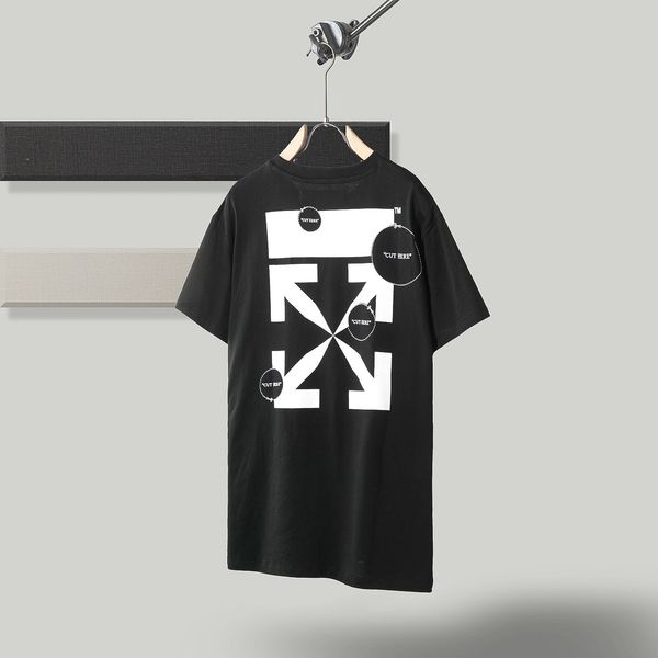 style white colorful stripe off oil painting arrstyle print short sleeve t-shirt, White;black 
style white colorful stripe off oil painting arrstyle print short sleeve t-shirt, White;black