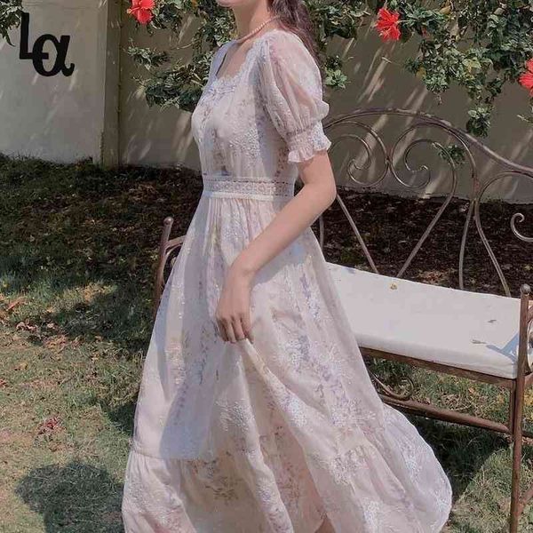 dress korean elegant vintage dresses women casual floral design midi evening lace-up summer 210519, Black;gray
dress korean elegant vintage dresses women casual floral design midi evening lace-up summer 210519, Black;gray