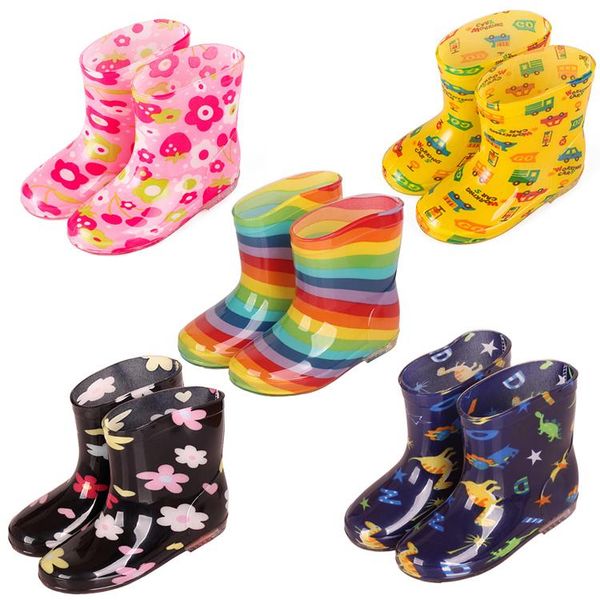 children rain shoes pvc printed mid-calf baby boots kids rubber boys girls waterproof anti-slip water, Black;grey
children rain shoes pvc printed mid-calf baby boots kids rubber boys girls waterproof anti-slip water, Black;grey