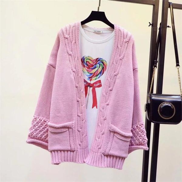 women's sweaters autumn winter womens loose v-neck long sleeve sweater knitted cardigan outwear with pockets jacket female coat big siz, White;black
women's sweaters autumn winter womens loose v-neck long sleeve sweater knitted cardigan outwear with pockets jacket female coat big siz, White;black