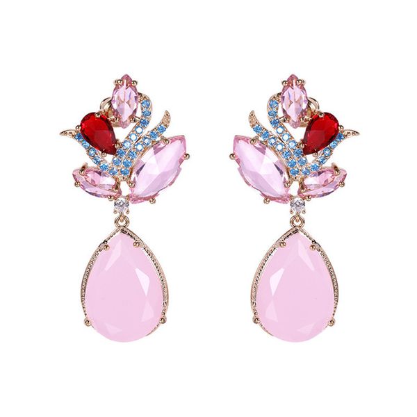 2021 trend wedding earrings jewelry women luxury brand earings cubic zirconia flower water drop dangle jewellery, Silver
2021 trend wedding earrings jewelry women luxury brand earings cubic zirconia flower water drop dangle jewellery, Silver
