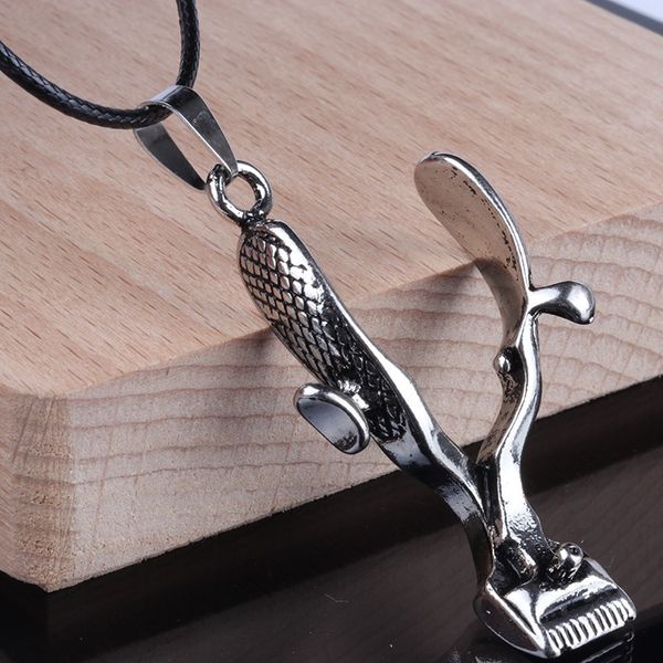 male retro hanging necklace creative punk haircut shave domineering fashion clothes accessories boyfriend gift, Silver
male retro hanging necklace creative punk haircut shave domineering fashion clothes accessories boyfriend gift, Silver