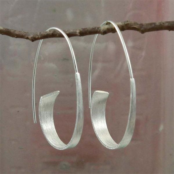 hoop & huggie simple gold silver color earring with satin finish earrings for women fashion statement brincos jewelry gift, Golden;silver
hoop & huggie simple gold silver color earring with satin finish earrings for women fashion statement brincos jewelry gift, Golden;silver