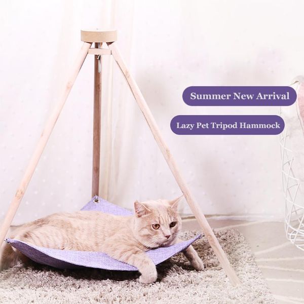 cat beds & furniture simple tripod hammock for cats puppy dogs lazy bed house cottages lounger pet linen mat cushion
cat beds & furniture simple tripod hammock for cats puppy dogs lazy bed house cottages lounger pet linen mat cushion