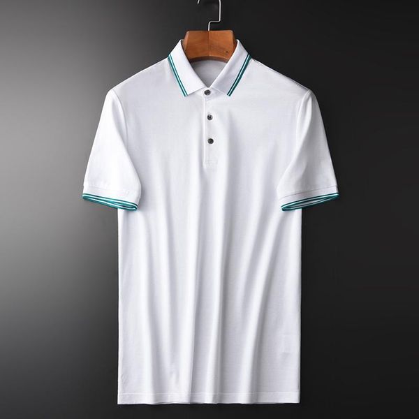 men's t-shirts summer mens luxury yarn dye contrast color business and casual men plus size 4xl slim fit man, White;black
men's t-shirts summer mens luxury yarn dye contrast color business and casual men plus size 4xl slim fit man, White;black
