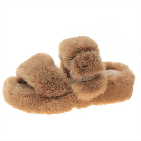 women fur slides fluffy slippers with strap house winter shoes flat indoor, Black
women fur slides fluffy slippers with strap house winter shoes flat indoor, Black