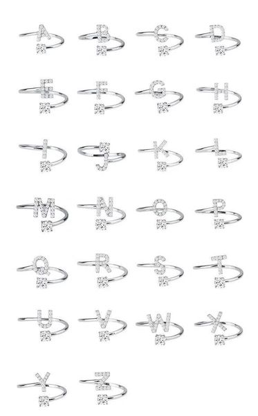 cluster rings fashion cubic zirconia letter finger alfabet initial wedding ring 925 sterling siver women jewelry, Golden;silver
cluster rings fashion cubic zirconia letter finger alfabet initial wedding ring 925 sterling siver women jewelry, Golden;silver