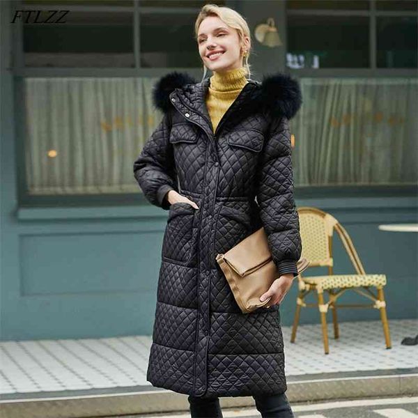 winter women long white duck down jacket warm big real fox fur hooded coat solid argyle female overcoat 210430, Black
winter women long white duck down jacket warm big real fox fur hooded coat solid argyle female overcoat 210430, Black