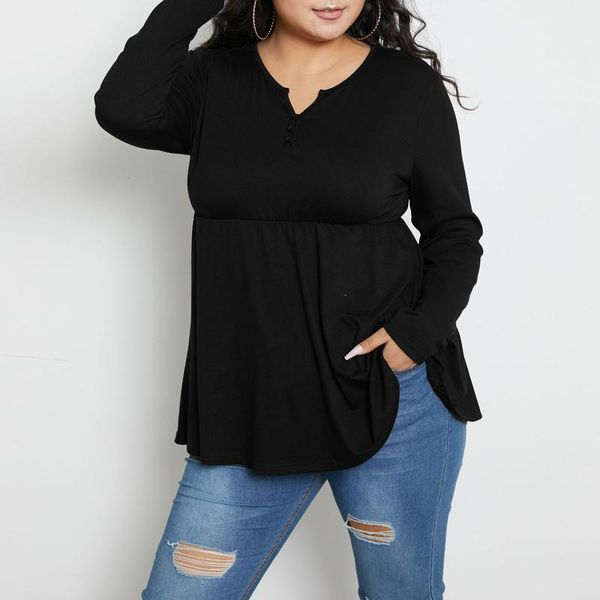 plus size t-shirt women shirts blouses ladies spring summer long sleeve blouse clothes t shirt femme blusa feminina, Black
plus size t-shirt women shirts blouses ladies spring summer long sleeve blouse clothes t shirt femme blusa feminina, Black