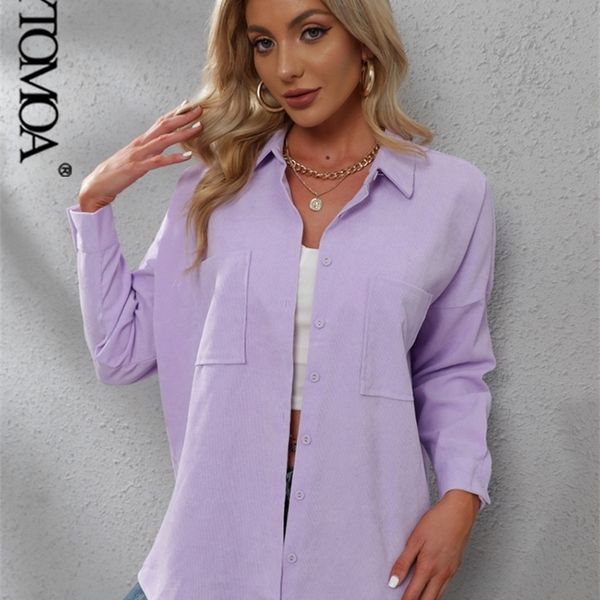 kpytomoa women fashion with pockets oversized corduroy shirts vintage long sleeve asymmetric loose female blouses chic 220308, White
kpytomoa women fashion with pockets oversized corduroy shirts vintage long sleeve asymmetric loose female blouses chic 220308, White