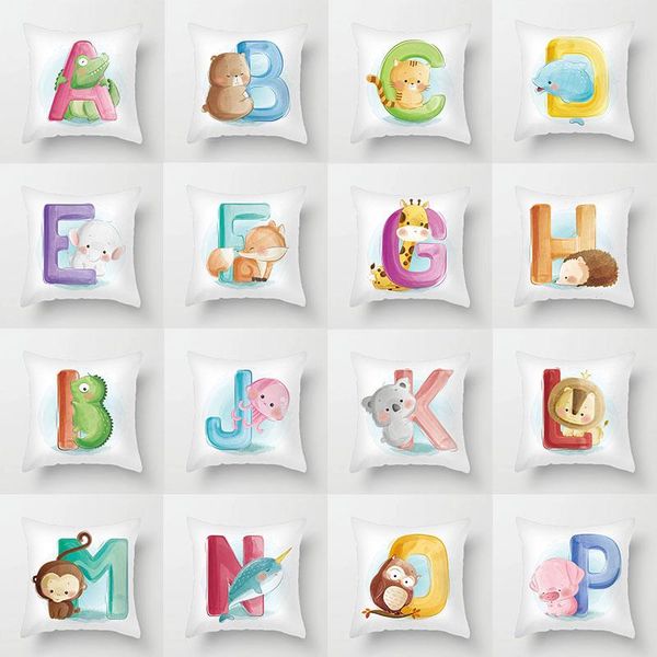 cushion/decorative pillow cartoon 26 letters printed plush cushion cover soft throw home decor living room decorative square white pillowcas
cushion/decorative pillow cartoon 26 letters printed plush cushion cover soft throw home decor living room decorative square white pillowcas