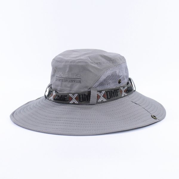 spring and summer men's benny hat mountaineering fisherman's outdoor sunshade fishing big edge sunscreen net cool jungle, Blue;gray
spring and summer men's benny hat mountaineering fisherman's outdoor sunshade fishing big edge sunscreen net cool jungle, Blue;gray