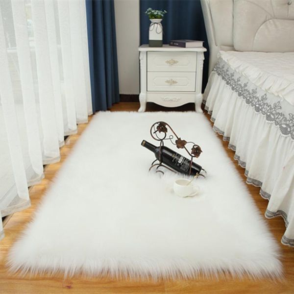 carpets plush soft bedroom carpet imitation wool pad long hair bedside mat sofa cushion alfombra infantil tapis salon tapete peludo 
carpets plush soft bedroom carpet imitation wool pad long hair bedside mat sofa cushion alfombra infantil tapis salon tapete peludo