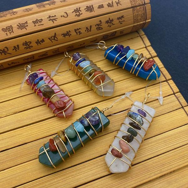 charms natural stone pendant multi-color arrow-shaped metal winding a variety of diy handmade charm jewelry necklace, Bronze;silver
charms natural stone pendant multi-color arrow-shaped metal winding a variety of diy handmade charm jewelry necklace, Bronze;silver