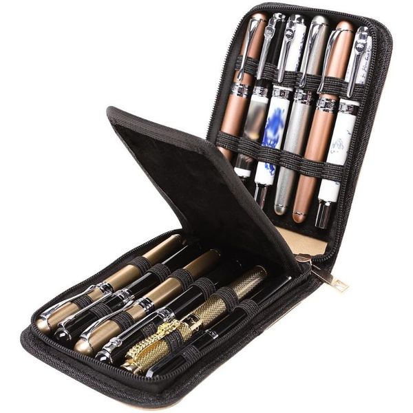 pencil bags large capacity fountain pen case pu leather black color 12 slots pouch bag business office durable
pencil bags large capacity fountain pen case pu leather black color 12 slots pouch bag business office durable