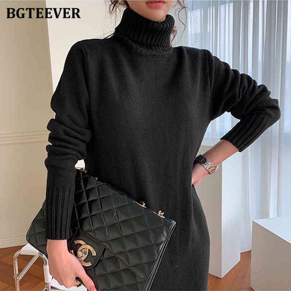 dresses winter thick solid midi women sweater dress casual turtleneck loose long sleeve straight knitted vestidos femme mscz, Black;gray
dresses winter thick solid midi women sweater dress casual turtleneck loose long sleeve straight knitted vestidos femme mscz, Black;gray