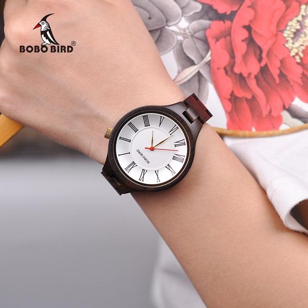 wristwatches bobo bird roman numeral scale women wooden bamboo quartz watches ladies wristwatch with wood band in gift box, Slivery;brown
wristwatches bobo bird roman numeral scale women wooden bamboo quartz watches ladies wristwatch with wood band in gift box, Slivery;brown