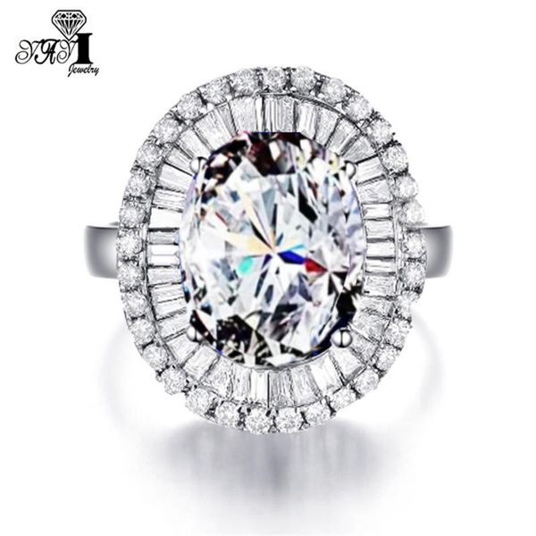 cluster rings yayi fashion women jewelry ring 4.5ct white cz silver color engagement wedding party gift, Golden;silver
cluster rings yayi fashion women jewelry ring 4.5ct white cz silver color engagement wedding party gift, Golden;silver
