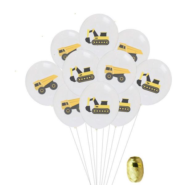 party decoration 10pcs construction vehicle excavator theme car latex balloon confetti balloons kids birthday supplies
party decoration 10pcs construction vehicle excavator theme car latex balloon confetti balloons kids birthday supplies