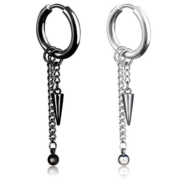 dangle & chandelier titanium stee ear clip steel punk men earrings pendant patterns for choose simple male buckle black/white 1pc, Silver
dangle & chandelier titanium stee ear clip steel punk men earrings pendant patterns for choose simple male buckle black/white 1pc, Silver